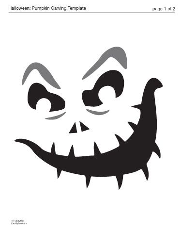 Scary Pumpkin Eyes - ClipArt Best