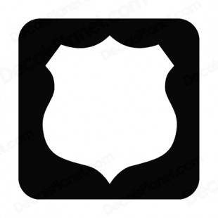 Free police badge clipart with no background
