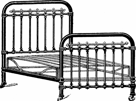 Free Black and White Bedroom Clipart, 1 page of Public Domain Clip Art