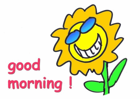 Free dog good morning clipart