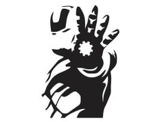Iron man clipart silhouette
