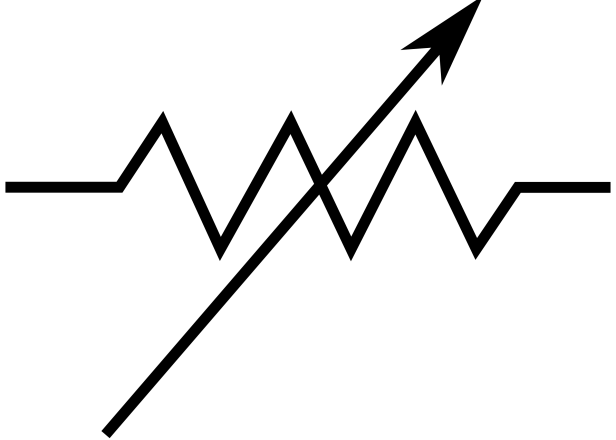Component. symbol for a resistor: Resistor And Led Symbol Clipart ...