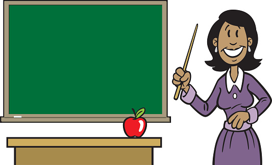 African American Teacher Clip Art, Vector Images &amp; Illustrations ...