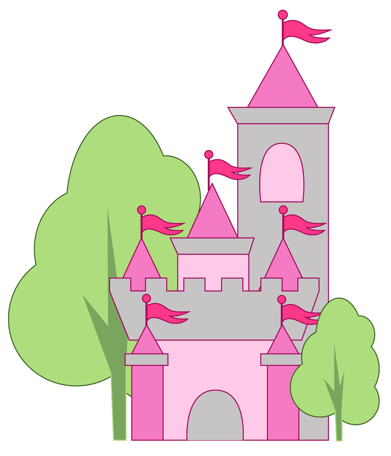 Free castle clipart images