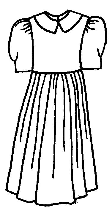 Blouse clipart black and white - ClipartFox