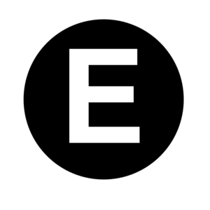White Letter E Clip Art - vector clip art online ...