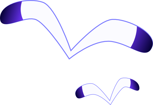 Seagulls Symbol Clip Art - vector clip art online ...