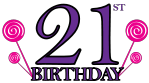 Excellent 21st Birthday Clip Art