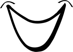 Clipart - Smiling Mouth 1