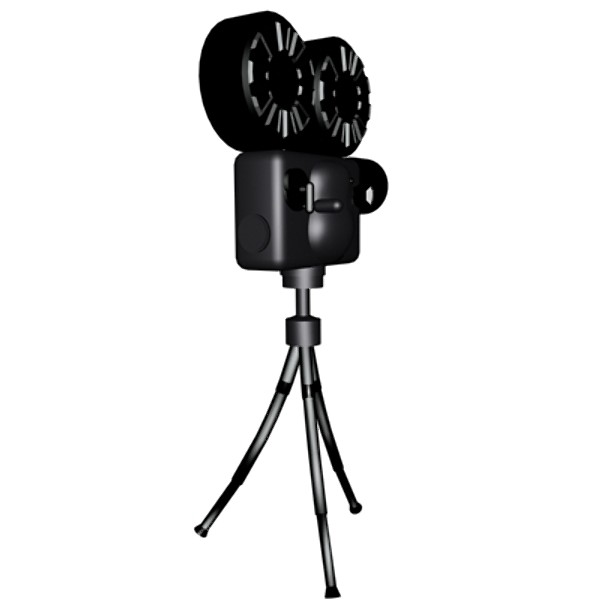 3D 3ds cartoon movie camera - ClipArt Best - ClipArt Best