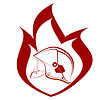 3435624-helmet-of-fireman-and- ...