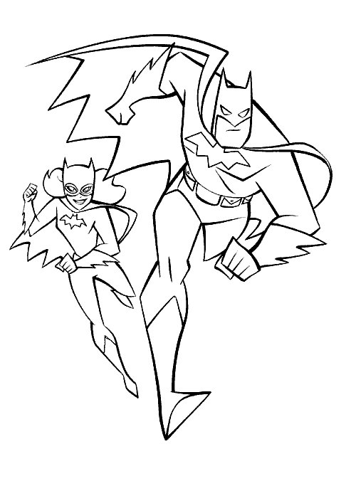 Batman Coloring Page - Dr. Odd