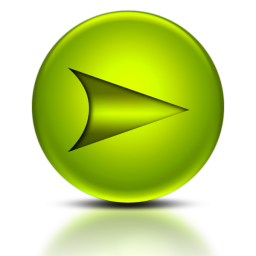 Green Metallic Orbs Icons Arrows