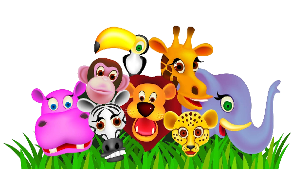 Cartoon clipart of animals