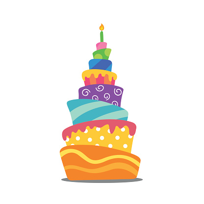 Cake clip art vector