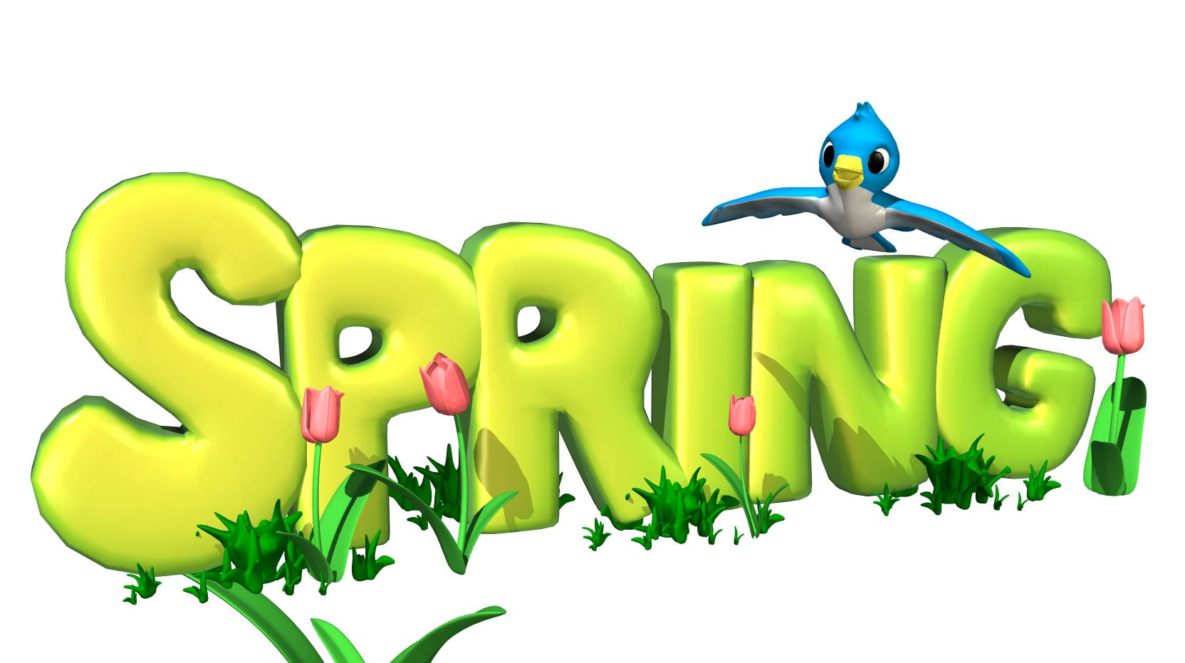 Spring Begins Clipart