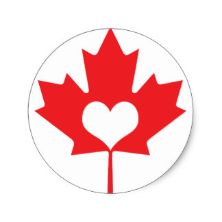 Canadian Maple Leaf Stickers | Zazzle