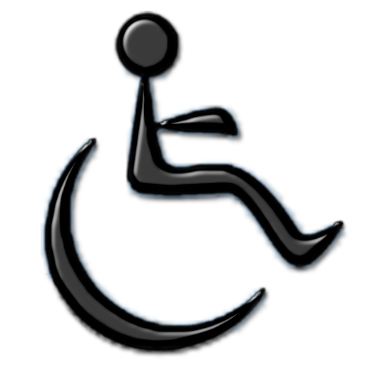 Wheelchair logo clip art