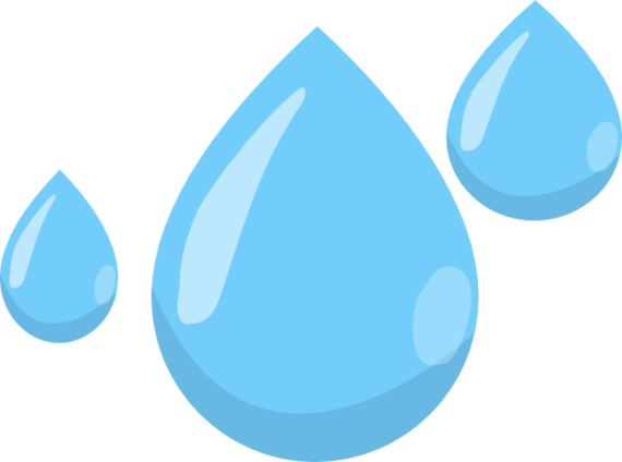 Raindrops Template Clipart - Free to use Clip Art Resource