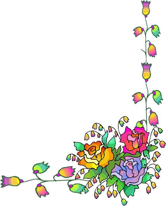 Flower Corner Clipart