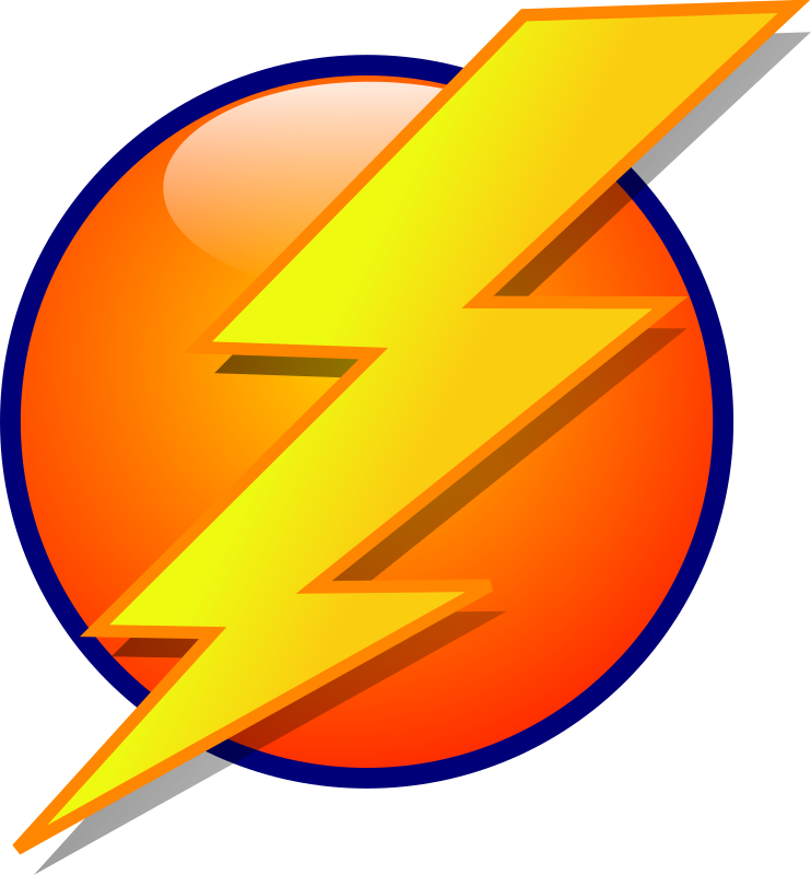 Lightning Icon Red Red Lightning Bolt Icon