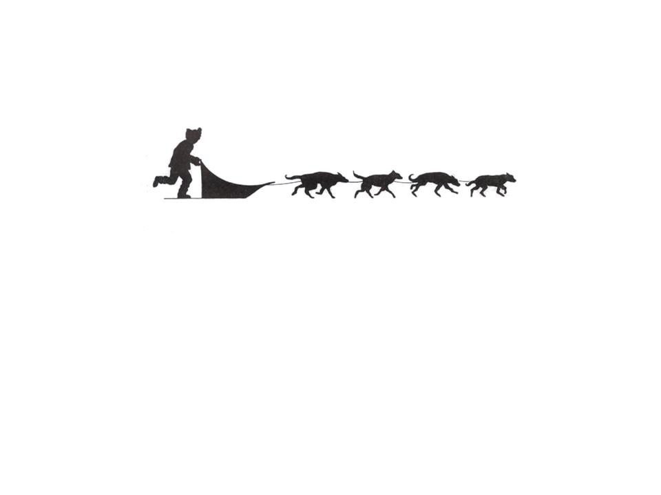 Sled dog clip art