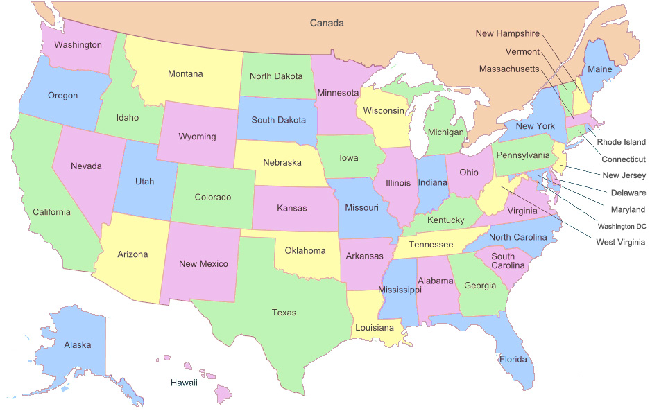 Simple US Map - ClipArt Best