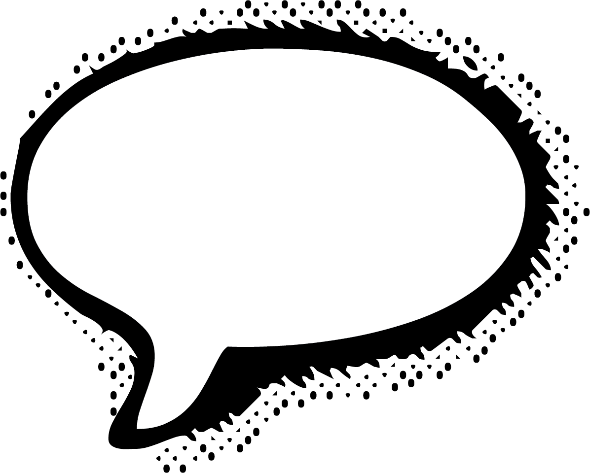 Blank Speech Bubble Clipart