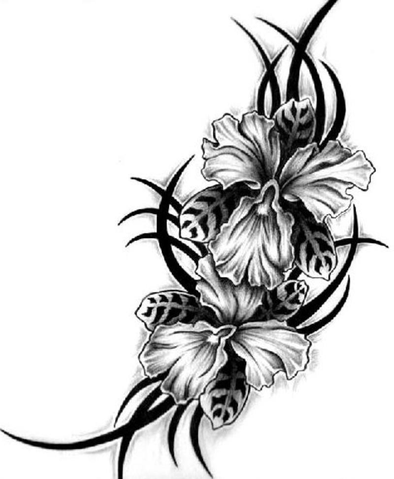 Pictures Of Flower Tattoo Designs | Free Download Clip Art | Free ...