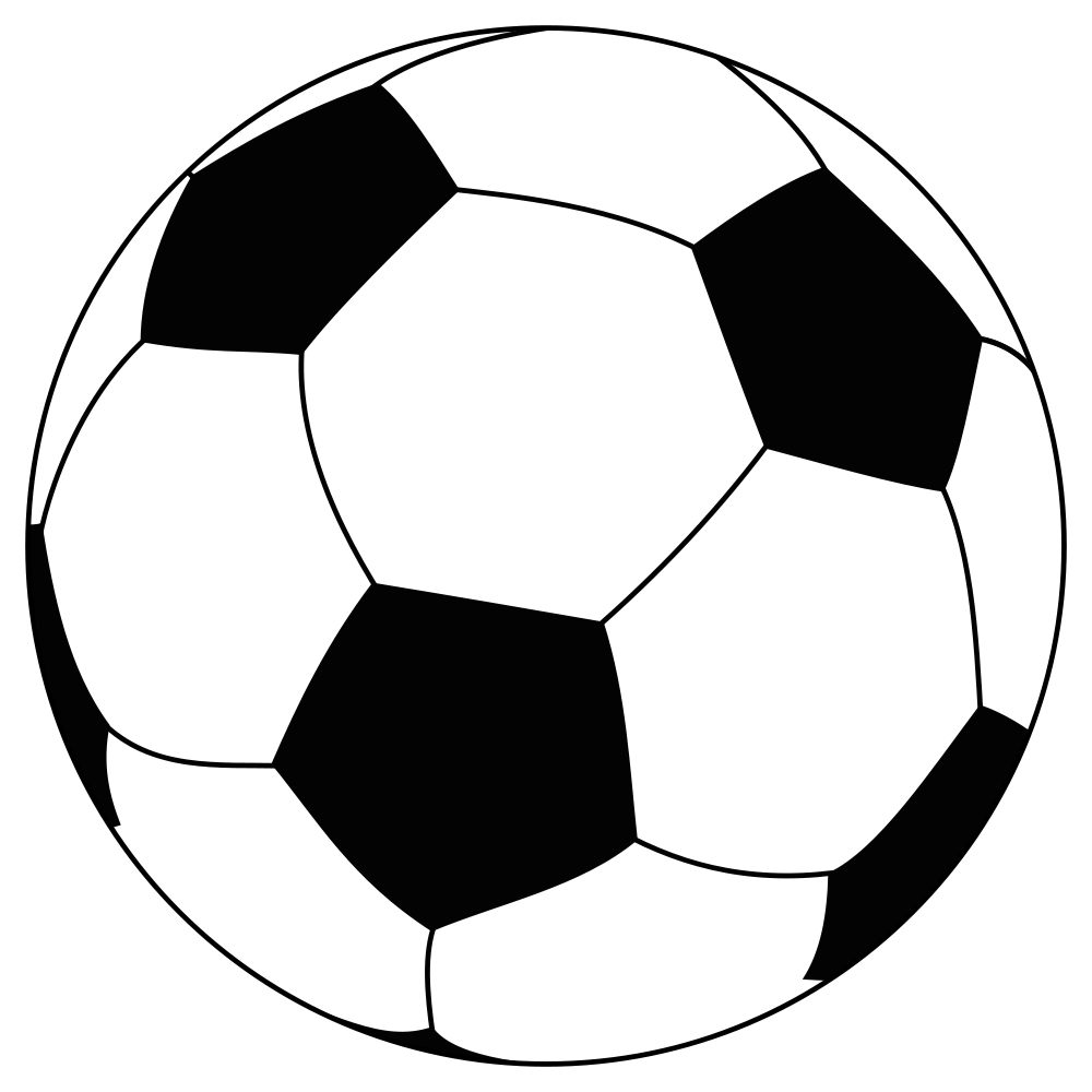 Ballon de soccer clipart