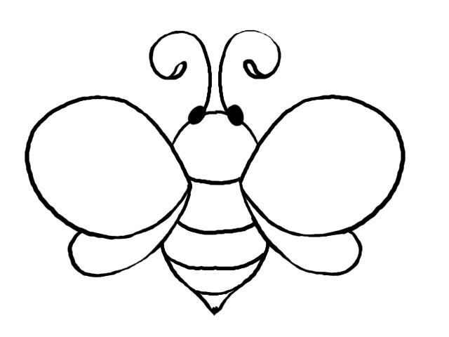 Bumble Bee Template Printable