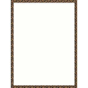 pimped leopard skin border outline page - http://www.wpclipa ...