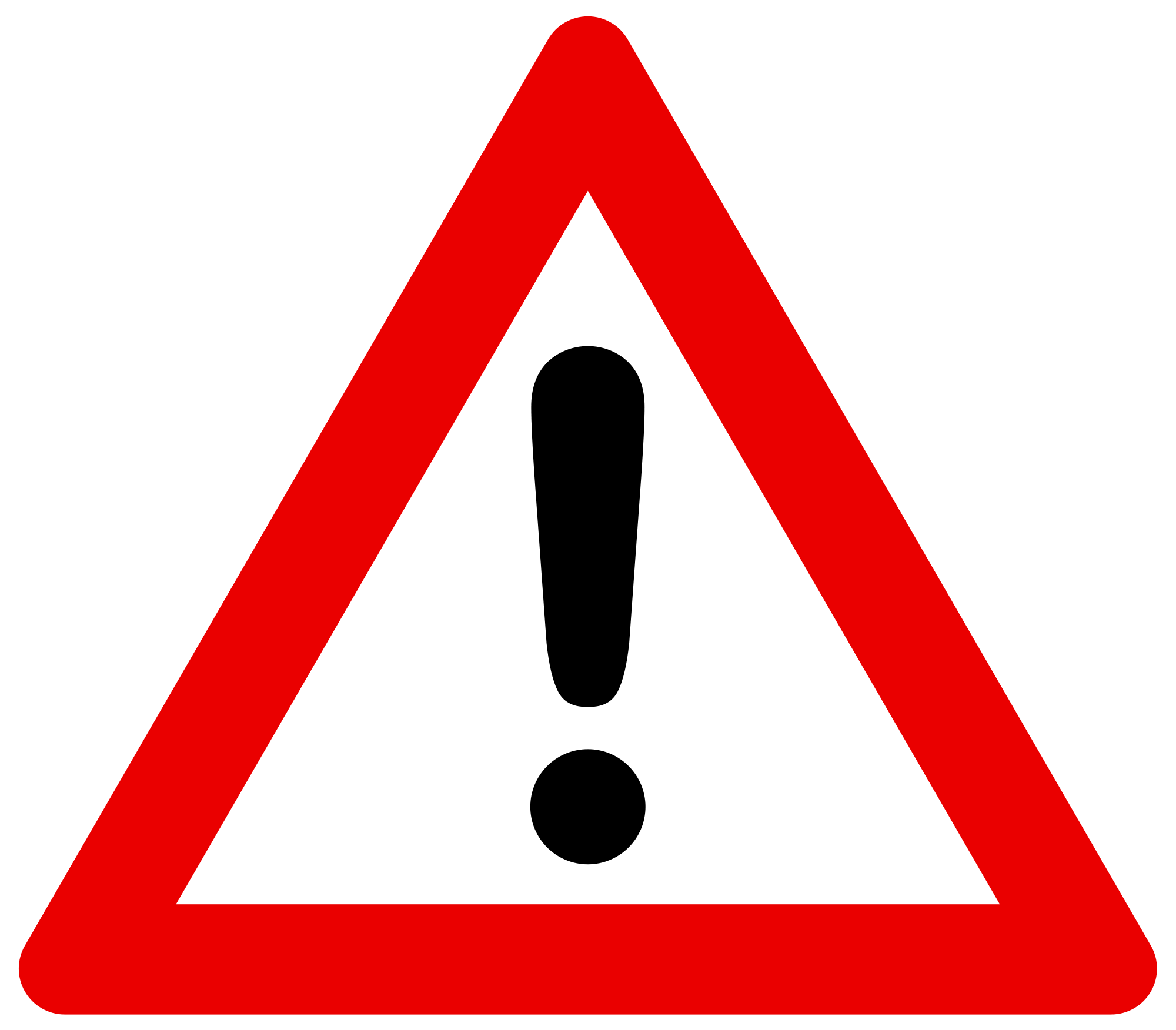 Triangle With Exclamation Point - ClipArt Best