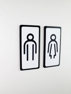 Shops, Toilet and Pictogram