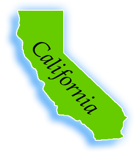 Clipart california map