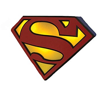 Amazon.com: Paladone DC Comics Superman Logo Night Light: Toys & Games
