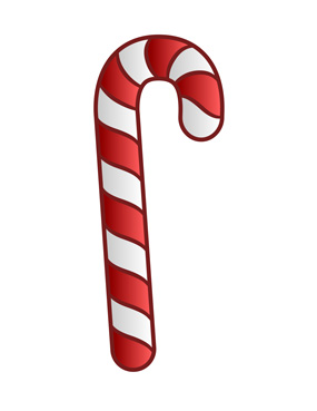 Free Candy Cane Template Printables, Clip Art & Decorations