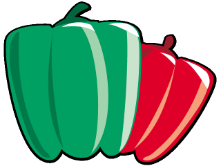 Green pepper clipart
