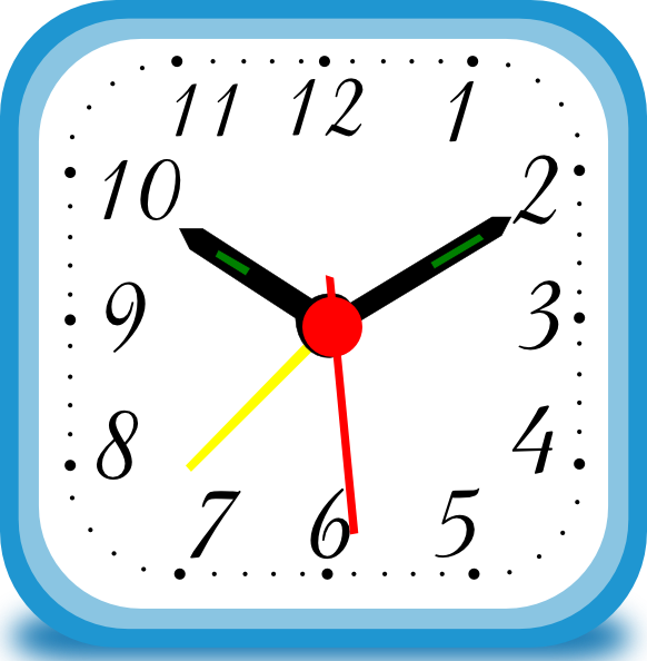 Animated Clock Clip Art