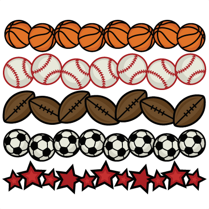 Sport Ball Border Clipart
