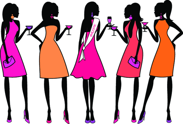 Bachelorette party clipart 3