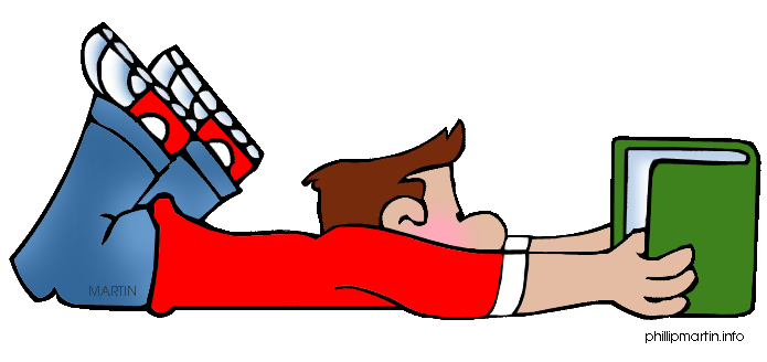 Reading books clip art free