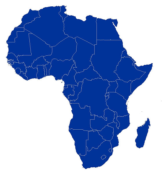 Clipart africa map outline