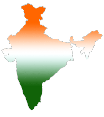 India Map With States Name