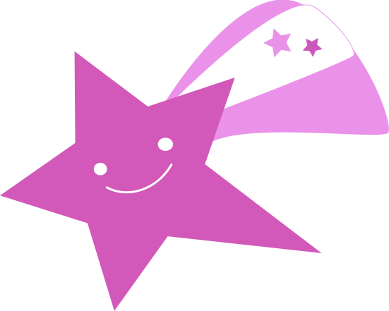 Pink Sparkle Star Clipart