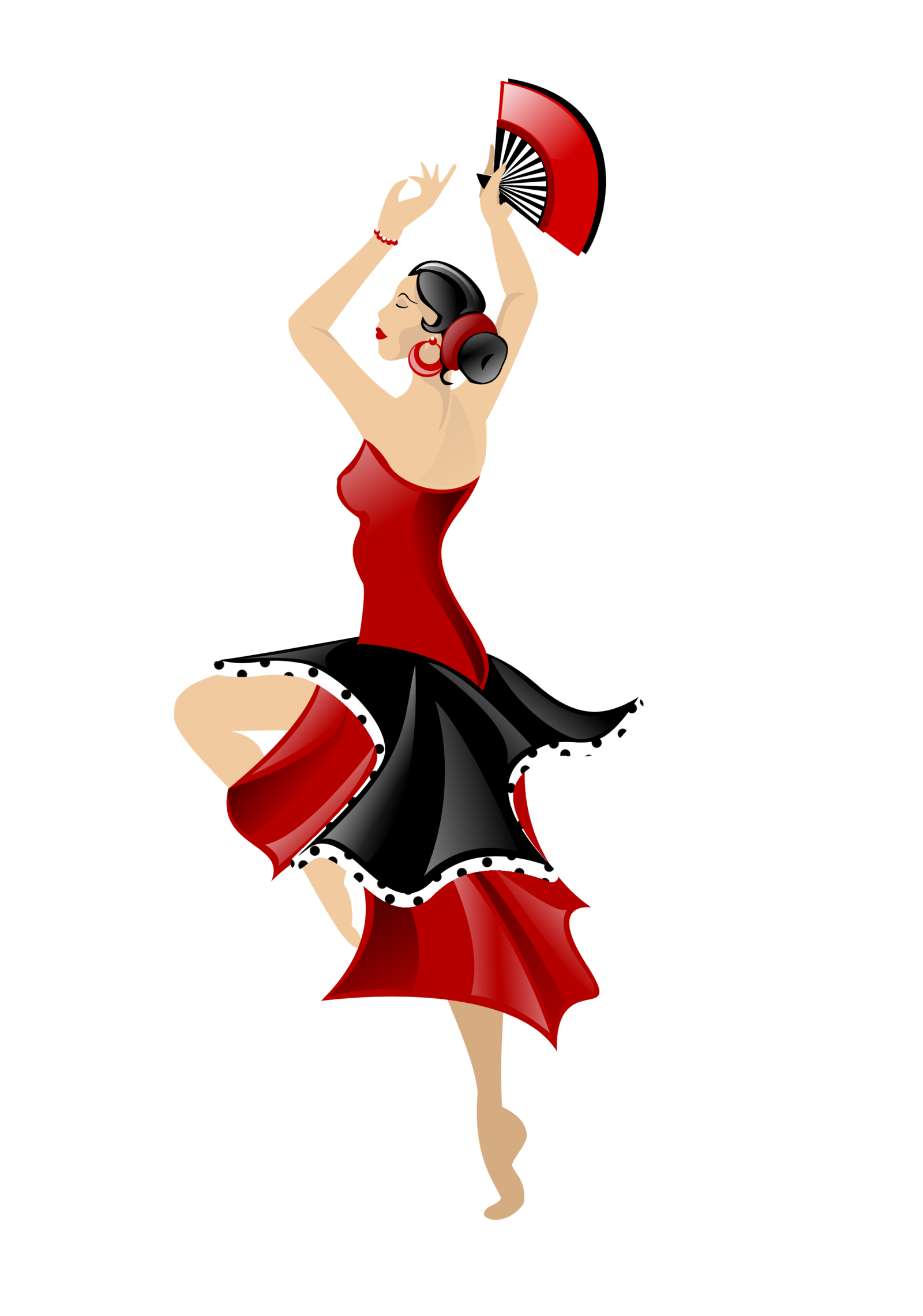 Spanish dancer clipart - ClipartFox