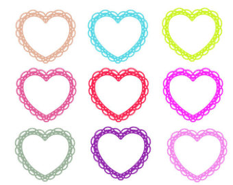 lace love heart