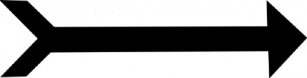 Black Right Arrow clip art | Download free Vector