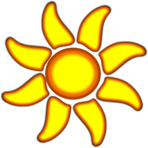 Sun 4 clip art - vector clip art online, royalty free & public domain