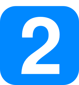 Number In Light Blue Rounded Square clip art - vector clip art ...
